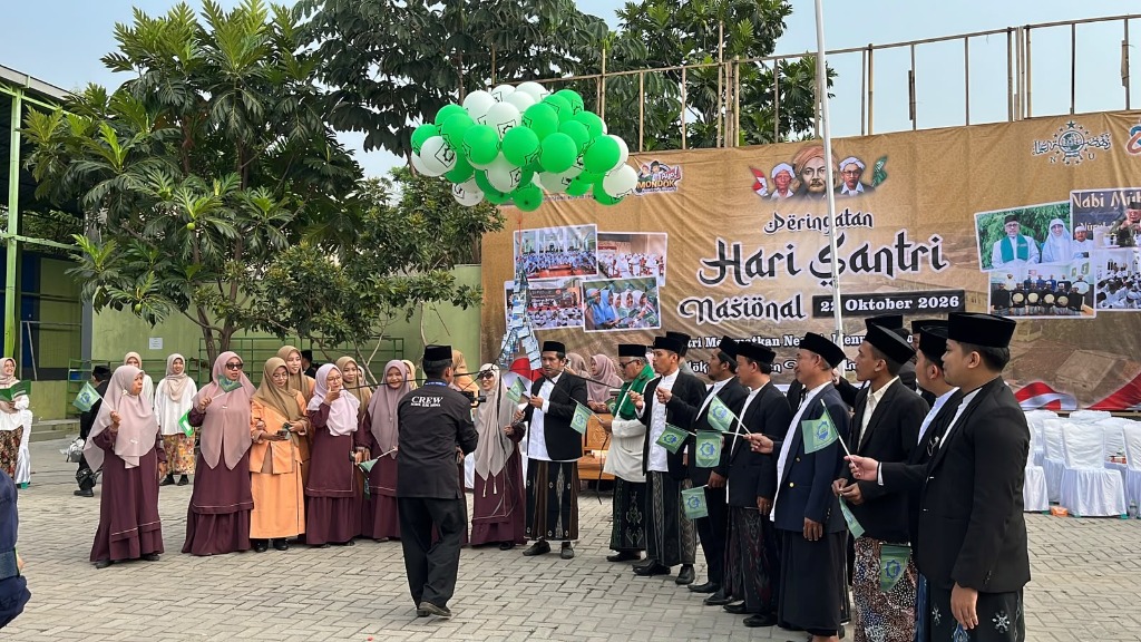 Pelepasan Balon Peringatan Hari Santri Nasional 2026 Ponpes Nurul Ilmi Bojonggede